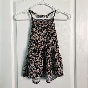 AEO Floral Flare Tank Top
